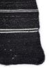 nuray grey and black wool hand knotted Rug - Corner
