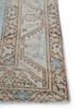 vintage beige and brown wool hand knotted Rug - Corner vintage beige and brown wool hand knotted Rug - Corner