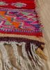 nuray red and orange wool hand knotted Rug - Corner nuray red and orange wool hand knotted Rug - Corner