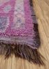 nuray pink and purple wool hand knotted Rug - Corner nuray pink and purple wool hand knotted Rug - Corner