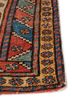 kiaan red and orange wool hand knotted Rug - Corner