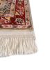 aurora ivory wool and silk hand knotted Rug - Corner aurora ivory wool and silk hand knotted Rug - Corner