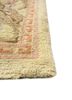 aalam gold wool hand knotted Rug - Corner