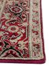 aalam red and orange wool hand knotted Rug - Corner aalam red and orange wool hand knotted Rug - Corner