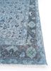 vintage grey and black wool hand knotted Rug - Corner vintage grey and black wool hand knotted Rug - Corner