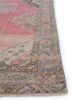 vintage pink and purple wool hand knotted Rug - Corner vintage pink and purple wool hand knotted Rug - Corner