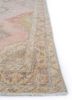 vintage pink and purple wool hand knotted Rug - Corner vintage pink and purple wool hand knotted Rug - Corner