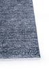 lacuna grey and black wool hand knotted Rug - Corner
