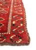 nuray pink and purple wool hand knotted Rug - Corner