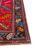 aalam red and orange wool hand knotted Rug - Corner aalam red and orange wool hand knotted Rug - Corner