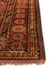 kiaan red and orange wool hand knotted Rug - Corner kiaan red and orange wool hand knotted Rug - Corner