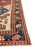 aalam blue wool hand knotted Rug - Corner aalam blue wool hand knotted Rug - Corner