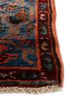aalam red and orange wool hand knotted Rug - Corner