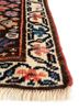 aalam green wool hand knotted Rug - Corner