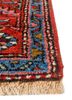 aalam red and orange wool hand knotted Rug - Corner aalam red and orange wool hand knotted Rug - Corner