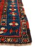 aalam red and orange wool hand knotted Rug - Corner aalam red and orange wool hand knotted Rug - Corner