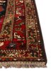 aalam grey and black wool hand knotted Rug - Corner