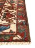 aalam blue wool hand knotted Rug - Corner aalam blue wool hand knotted Rug - Corner