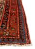 kiaan red and orange wool hand knotted Rug - Corner