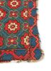 aalam green wool hand knotted Rug - Corner aalam green wool hand knotted Rug - Corner