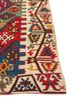 nayaab pink and purple wool flat weaves Rug - Corner nayaab pink and purple wool flat weaves Rug - Corner