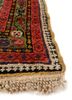 kiaan red and orange wool hand knotted Rug - Corner