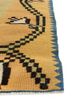nayaab green wool flat weaves Rug - Corner