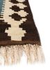 nayaab ivory wool flat weaves Rug - Corner