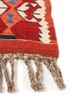nayaab blue wool flat weaves Rug - Corner nayaab blue wool flat weaves Rug - Corner