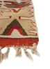 nayaab red and orange wool flat weaves Rug - Corner nayaab red and orange wool flat weaves Rug - Corner