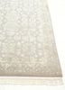 aurora grey and black wool and silk hand knotted Rug - Corner aurora grey and black wool and silk hand knotted Rug - Corner