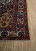 aalam blue wool hand knotted Rug - Corner aalam blue wool hand knotted Rug - Corner