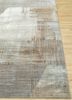 unstring by kavi beige and brown wool and bamboo silk hand knotted Rug - Corner unstring by kavi beige and brown wool and bamboo silk hand knotted Rug - Corner