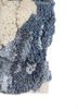wall installation blue wool and bamboo silk and copper and silk and cotton WALL ART & TAPESTRY - Corner wall installation blue wool and bamboo silk and copper and silk and cotton WALL ART & TAPESTRY - Corner