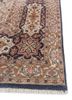 gulmarg blue wool and silk hand knotted Rug - Corner gulmarg blue wool and silk hand knotted Rug - Corner