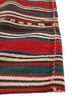 nayaab red and orange wool flat weaves Rug - Corner