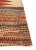 nayaab red and orange wool flat weaves Rug - Corner