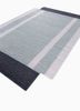 daaira blue wool flat weaves Rug - FoldShot