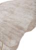 azalea beige and brown bamboo silk hand knotted Rug - FoldShot