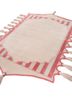 jardins du monde pink and purple wool hand knotted Rug - FoldShot