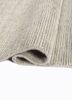saga ivory wool hand loom Rug - FoldShot