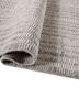 saga blue wool hand loom Rug - FoldShot