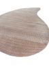 manchaha ivory wool and bamboo silk hand knotted Rug - FoldShot