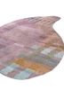 manchaha pink and purple wool and bamboo silk hand knotted Rug - FoldShot manchaha pink and purple wool and bamboo silk hand knotted Rug - FoldShot