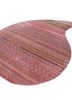 manchaha red and orange wool and bamboo silk hand knotted Rug - FoldShot