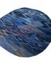 manchaha blue wool and bamboo silk hand knotted Rug - FoldShot manchaha blue wool and bamboo silk hand knotted Rug - FoldShot
