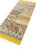 manchaha grey and black wool and bamboo silk hand knotted Rug - FoldShot