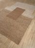 daaira beige and brown jute and hemp flat weaves Rug - FoldShot daaira beige and brown jute and hemp flat weaves Rug - FoldShot