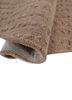 pathways beige and brown wool hand tufted Rug - FoldShot