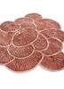 aurelia red and orange wool and viscose hand tufted Rug - FoldShot aurelia red and orange wool and viscose hand tufted Rug - FoldShot